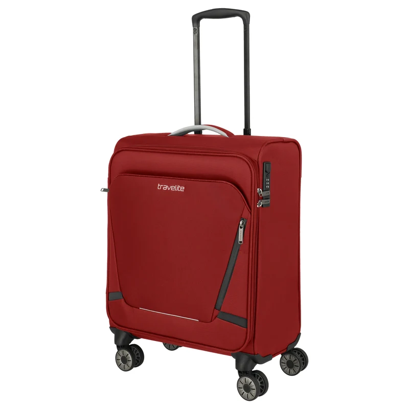 Travelite Jetpack Max - 4-Rollen-Trolley S 55 cm (rot)