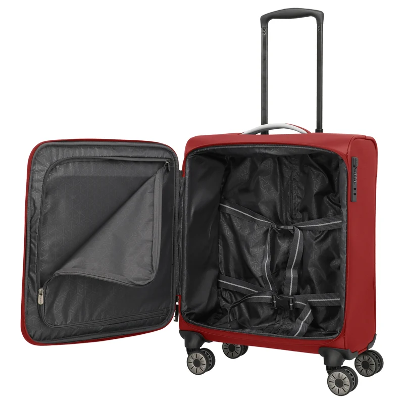 Travelite Jetpack Max - 4-Rollen-Trolley S 55 cm (rot)