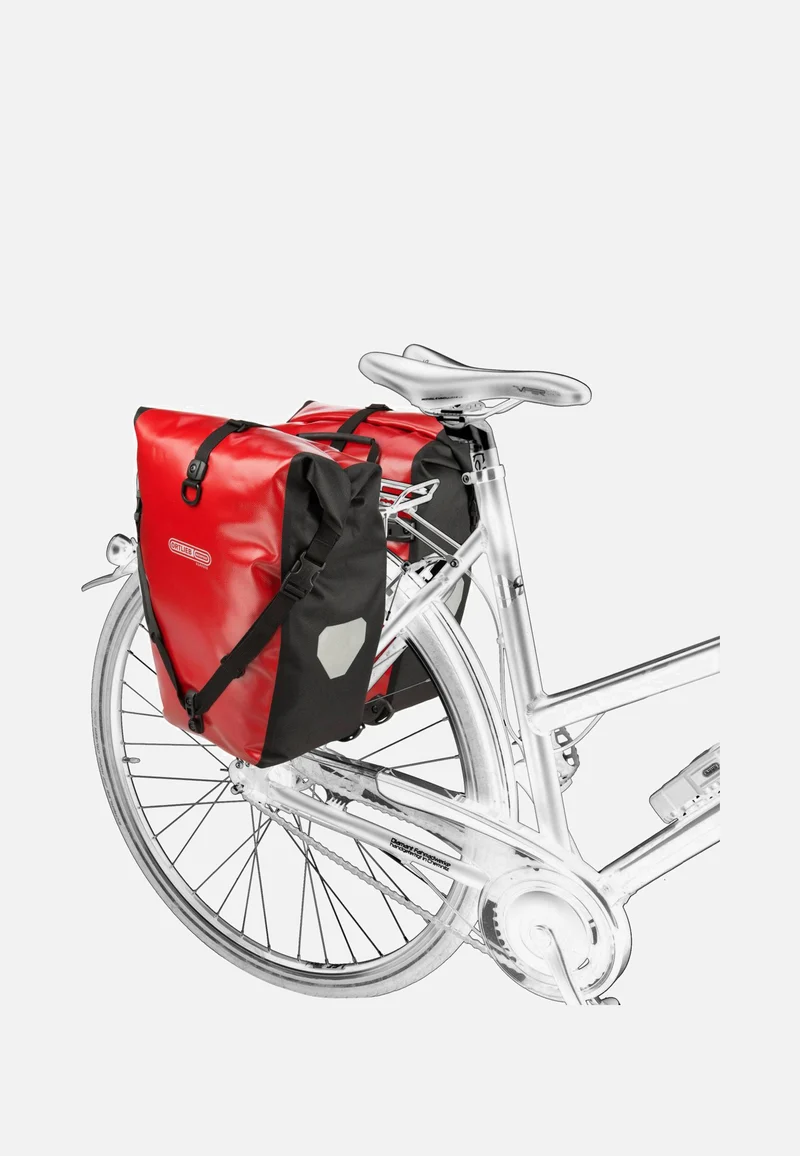 Back-Roller Rot Schwarz - Fahrradtasche
