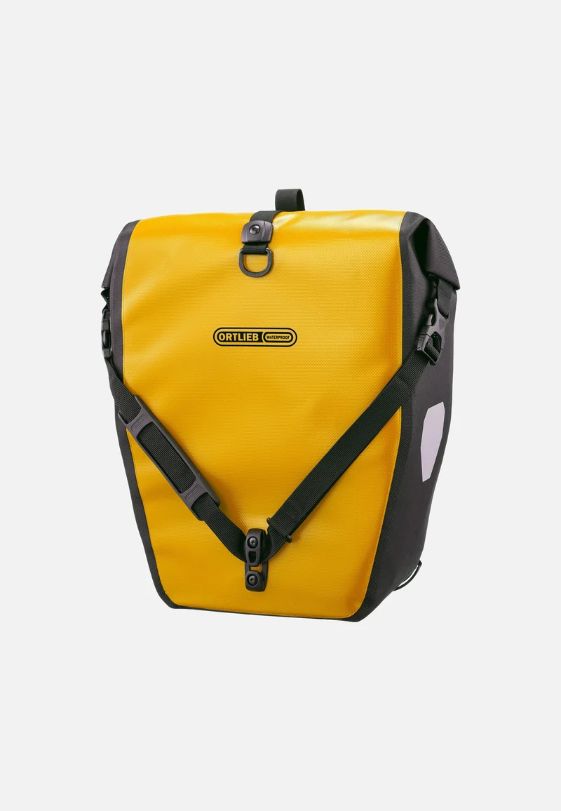 Back-Roller Sonnengelb Schwarz 2er Set - Fahrradtasche