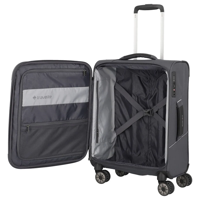 Travelite Skaii - 4-Rollen-Kabinentrolley S 55 cm (gipfelgrau)