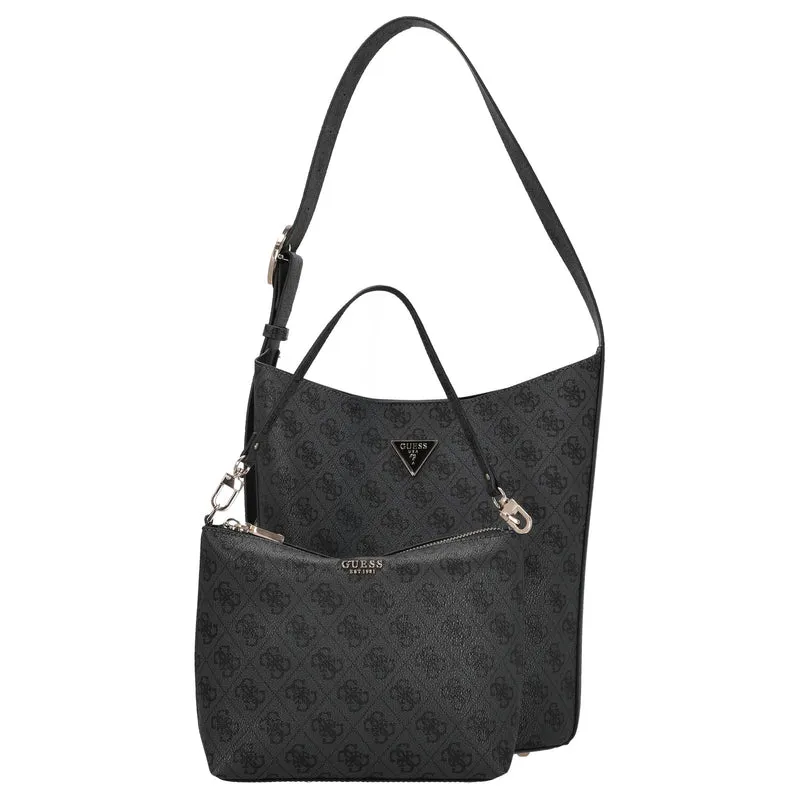 Guess Meridian ll - Schultertasche 28 cm (coal logo)
