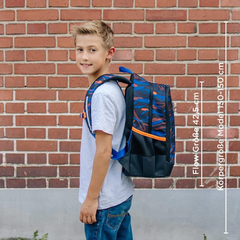 Neoxx FLOW - Schulrucksack 42.5 cm (Streetlight Runner)