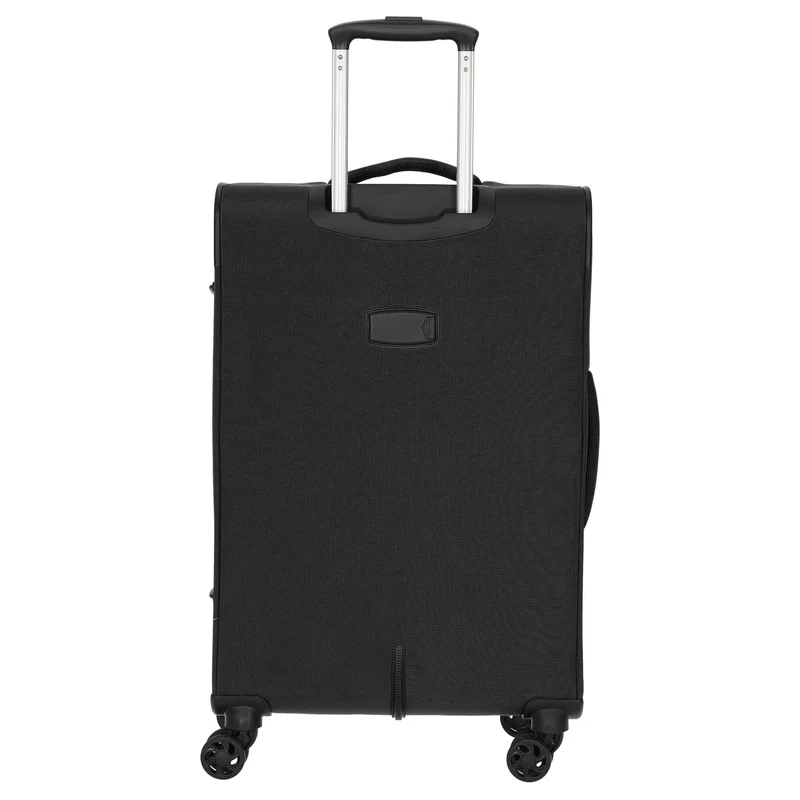 D&N Travel Line 9204 - 4-Rollen-Trolley M 66 cm erw. (schwarz)