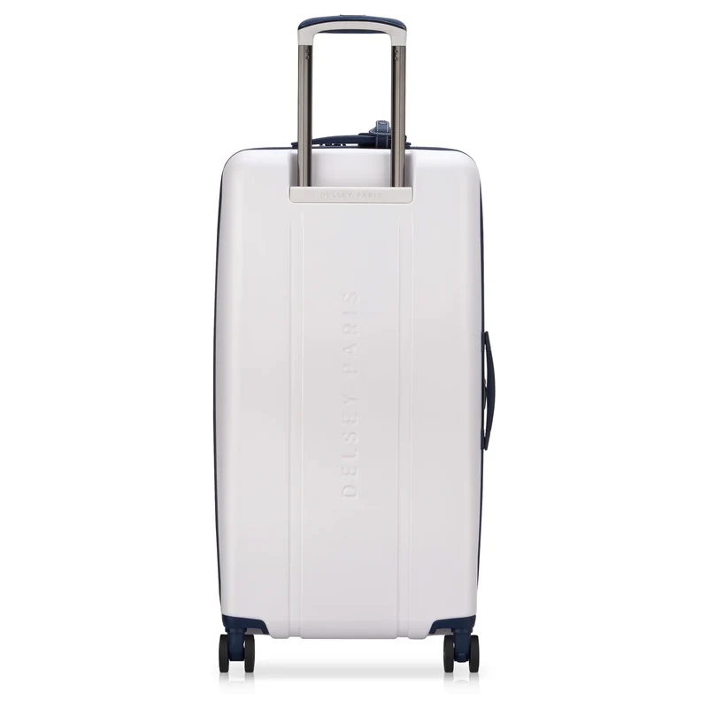 Delsey Paris Cadence Trunk - 4-Rollen-Trolley 80 cm erw. (elfenbein/blau)