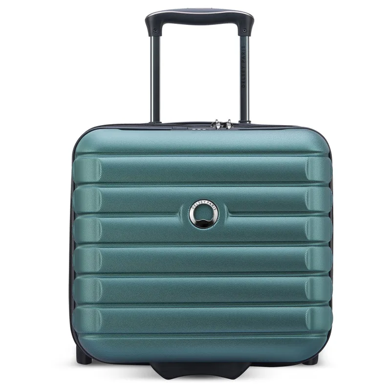 Delsey Paris Shadow 5.0 - 2-Rollen-Businesstrolley 38 cm erw. (gruen)