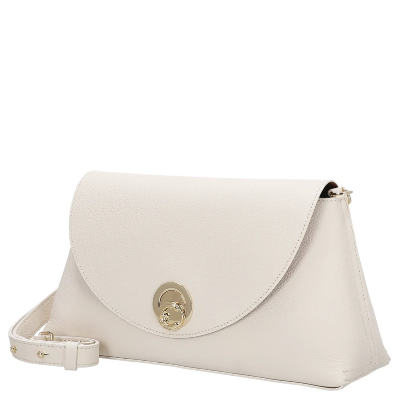 Coccinelle Nikla - Schultertasche 30 cm (pearl/cognac)