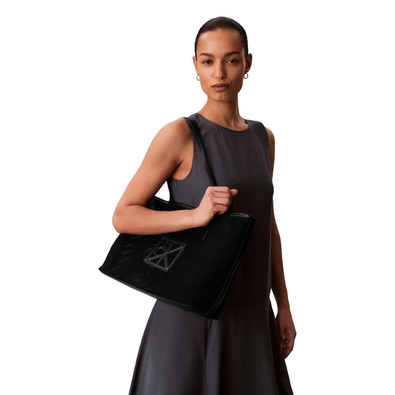 Calvin Klein Emblem Mesh - Shopper (black)