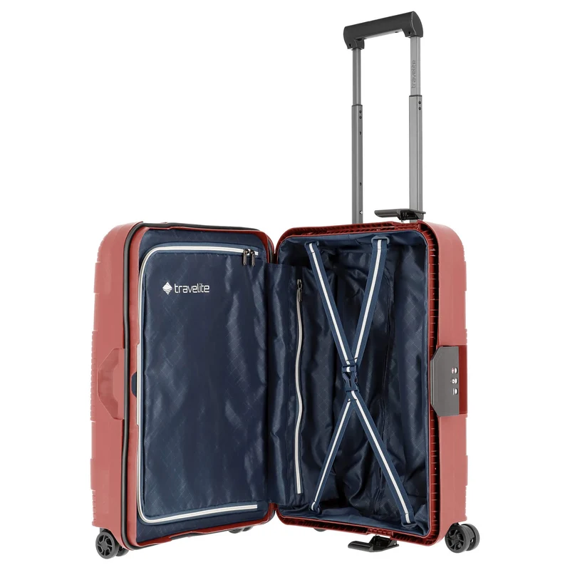 Travelite Korfu - 4-Rollen-Kabinentrolley S 55 cm (rot)