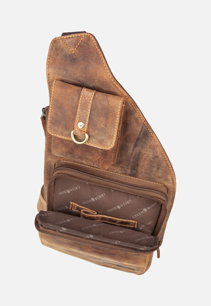 Vintage 1559 Bodybag Sattelbraun - Sling Bag