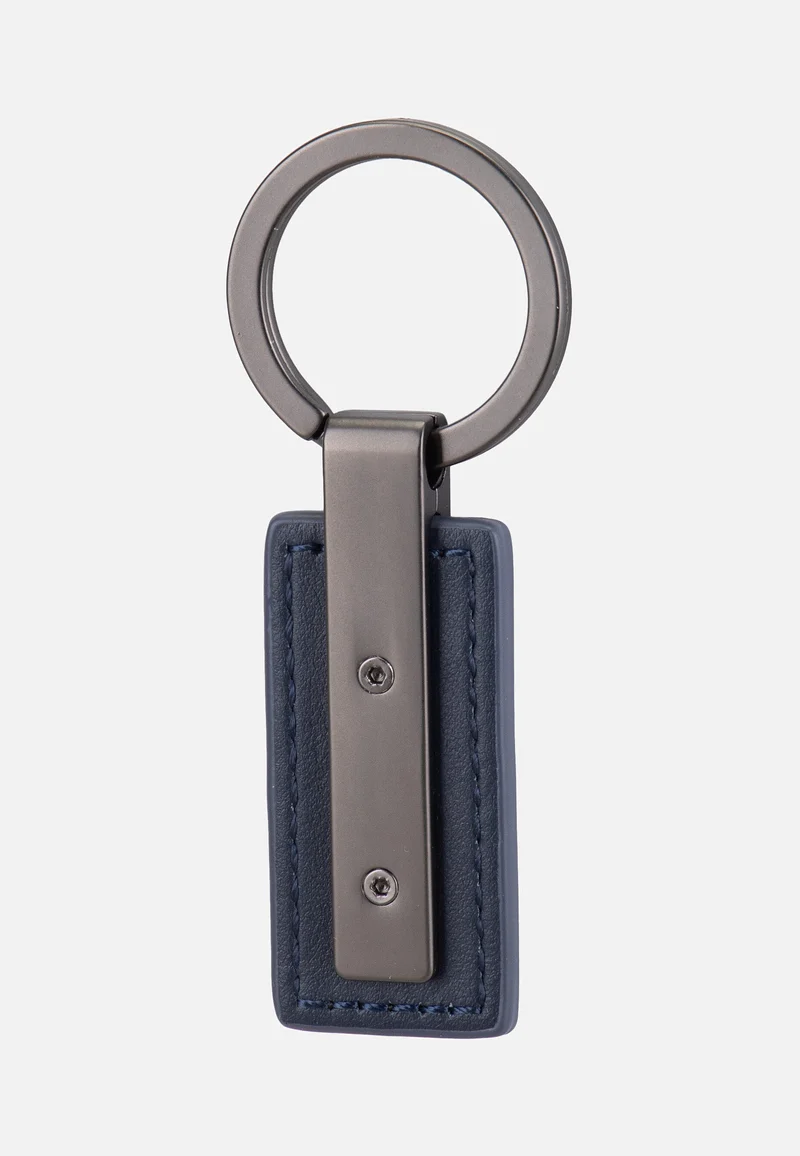 Keyring Metal Bar 28801 Dark Blue - Schlüsselanhänger