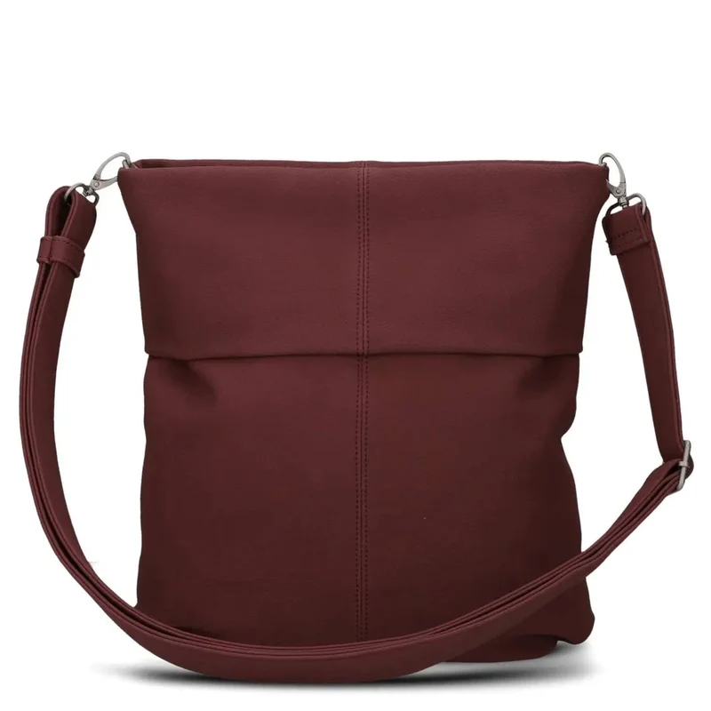 zwei Mademoiselle M12 - Schultertasche 32 cm (rubin)