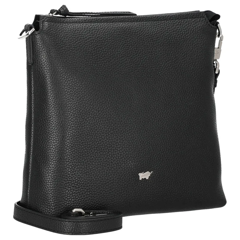 Braun Büffel Hanna - Schultertasche M 26 cm (schwarz)