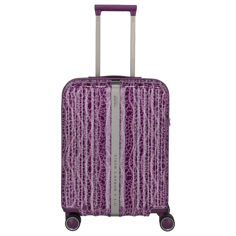 Travelite LASCANA Edition - 4-Rollen-Kabinentrolley 55 cm (plum)