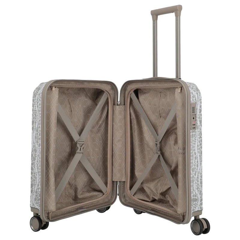 Travelite LASCANA Edition - 4-Rollen-Kabinentrolley 55 cm (champagne)