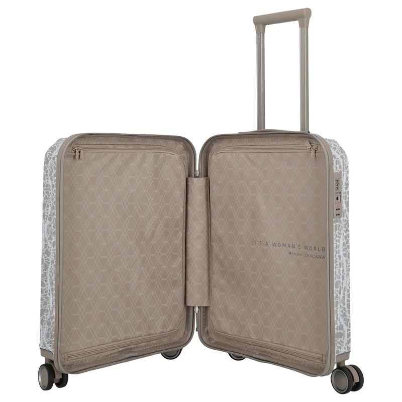 Travelite LASCANA Edition - 4-Rollen-Kabinentrolley 55 cm (champagne)