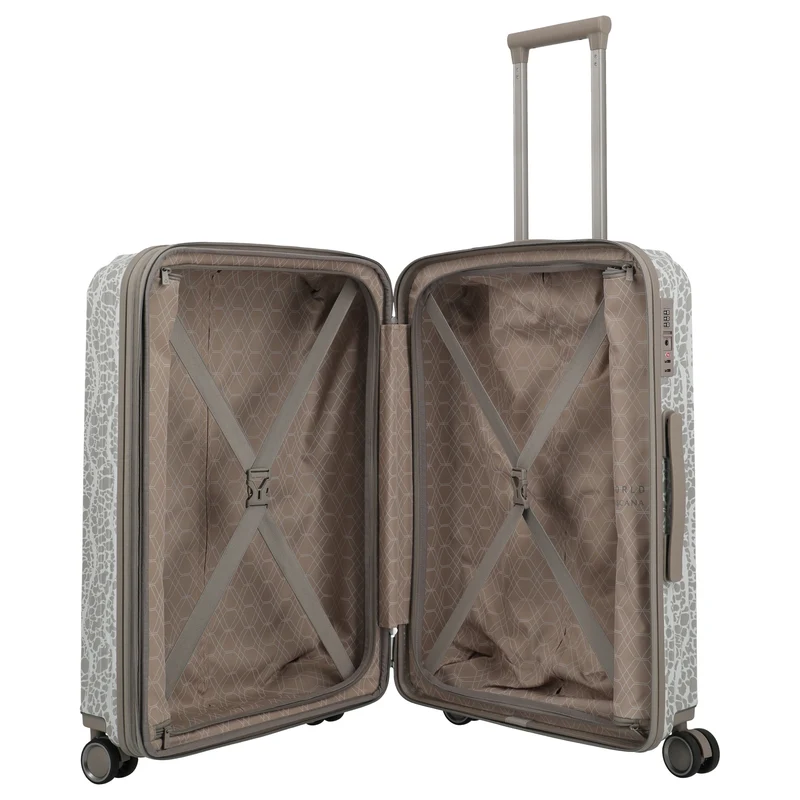 Travelite LASCANA Edition - 4-Rollen-Trolley 65 cm erw. (champagne)
