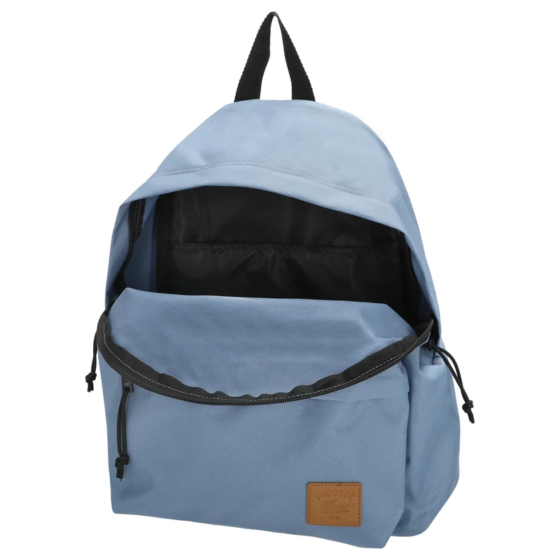 Lacoste Casual Croc Backpack - Rucksack 40 cm (old medium blue work, white/cuba-obscurity-navy blue)