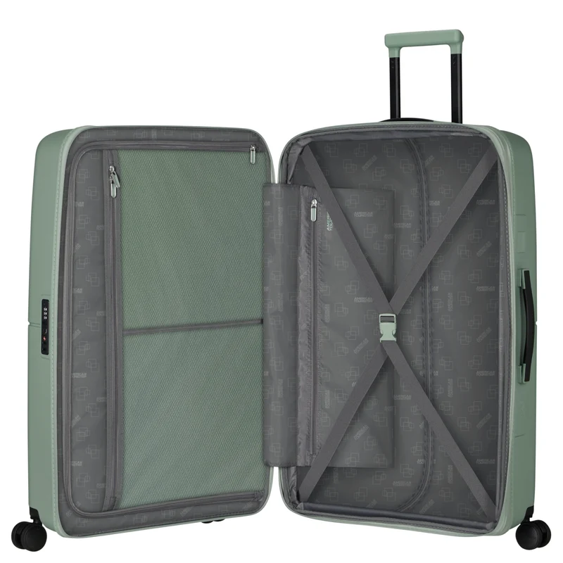 American Tourister Dashpop - 4-Rollen-Trolley 77 cm erw. (grün)