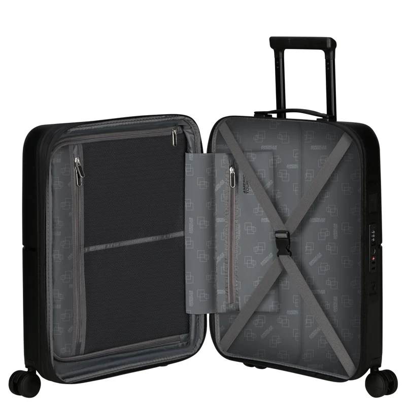 American Tourister Dashpop - 4-Rollen-Kabinentrolley 55 cm erw. (schwarz)