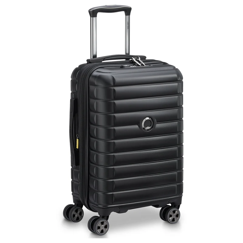 Delsey Paris Shadow 5.0 - 4-Rollen-Kabinentrolley USB 55 cm (schwarz)