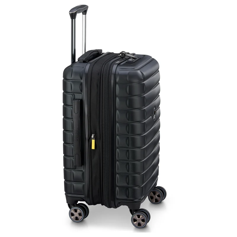 Delsey Paris Shadow 5.0 - 4-Rollen-Kabinentrolley USB 55 cm (schwarz)