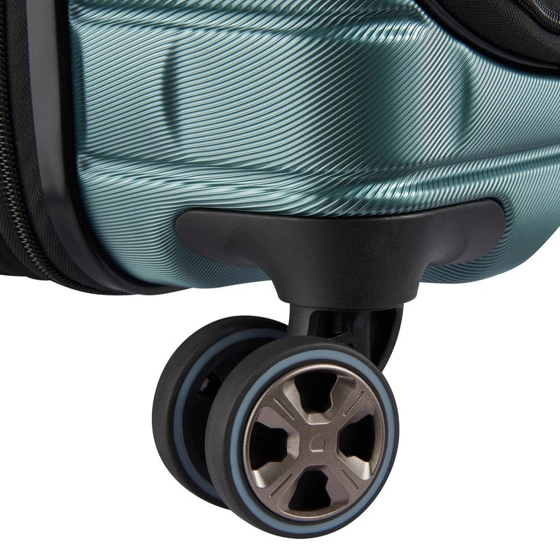 Delsey Paris Shadow 5.0 - 4-Rollen-Kabinentrolley mit Vortasche S 55 cm erw. USB (gruen)