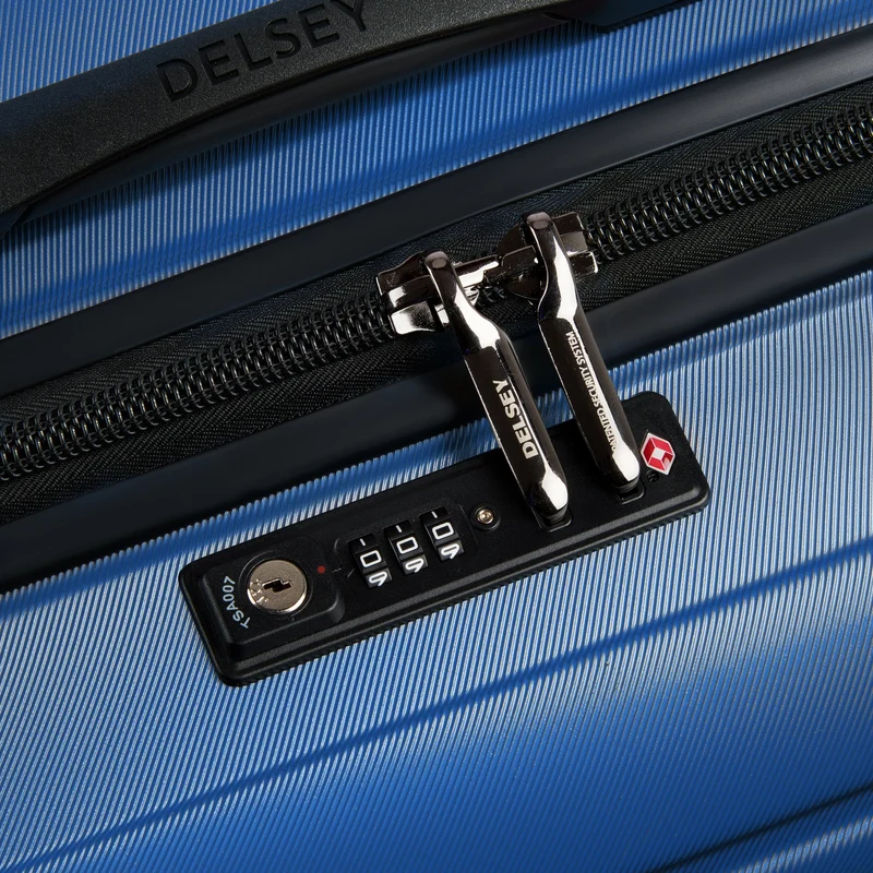 Delsey Paris Shadow 5.0 Trunk - 4-Rollen-Trolley 80 cm (blau)
