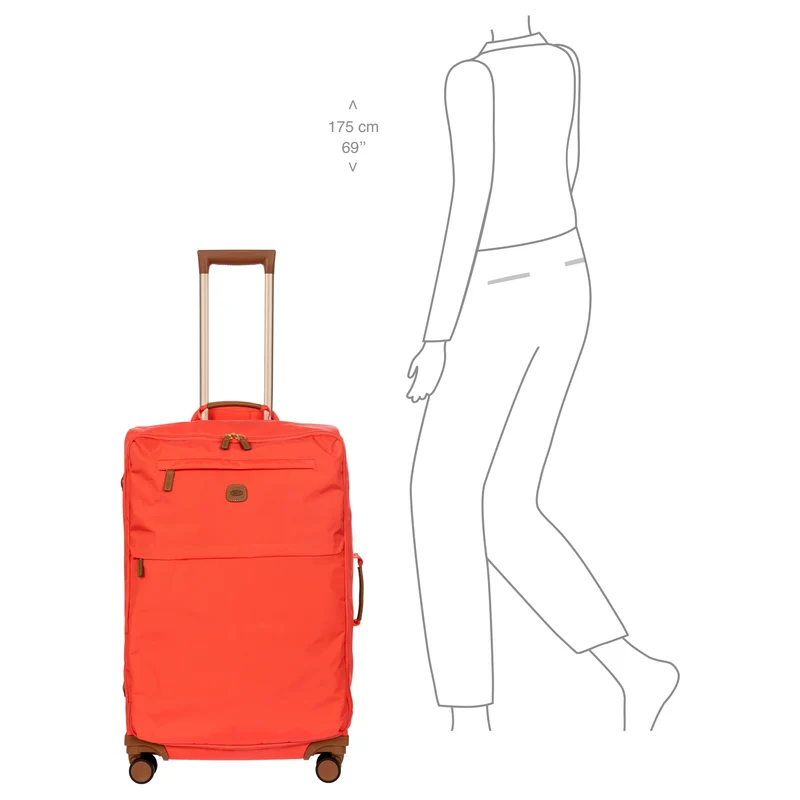 Brics X-Travel - 4-Rollen-Trolley L 71 cm (poppy)