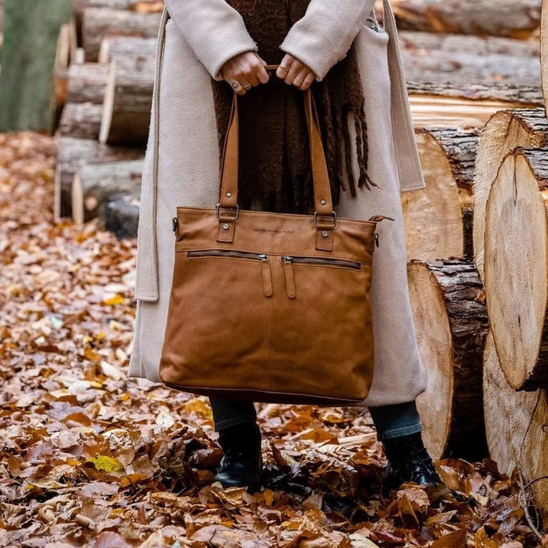 The Chesterfield Brand Rome - Shopper 14" 38 cm (cognac)