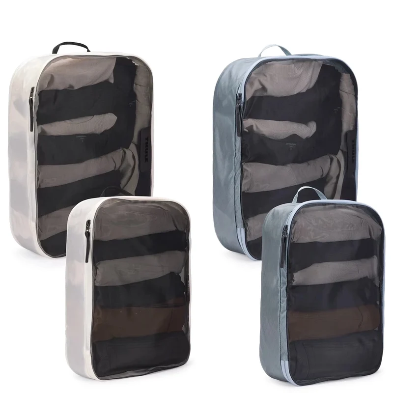 Thule Packing Cube Family - Packsack 4 tlg. (pond gray/white, M,L)