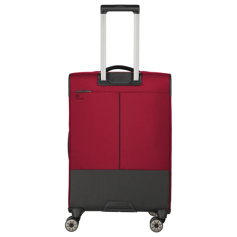 Travelite Crosslite - 4-Rollen-Trolley M 66 cm erw. (red)