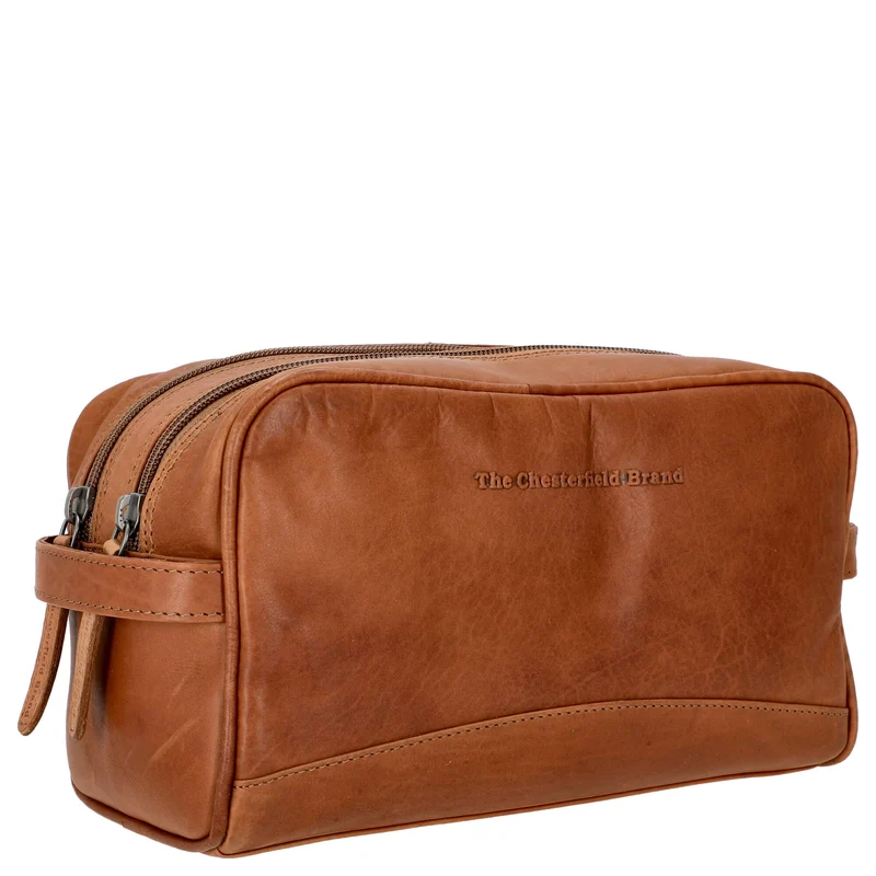The Chesterfield Brand Stacey - Kulturbeutel Leder 24 cm (cognac)