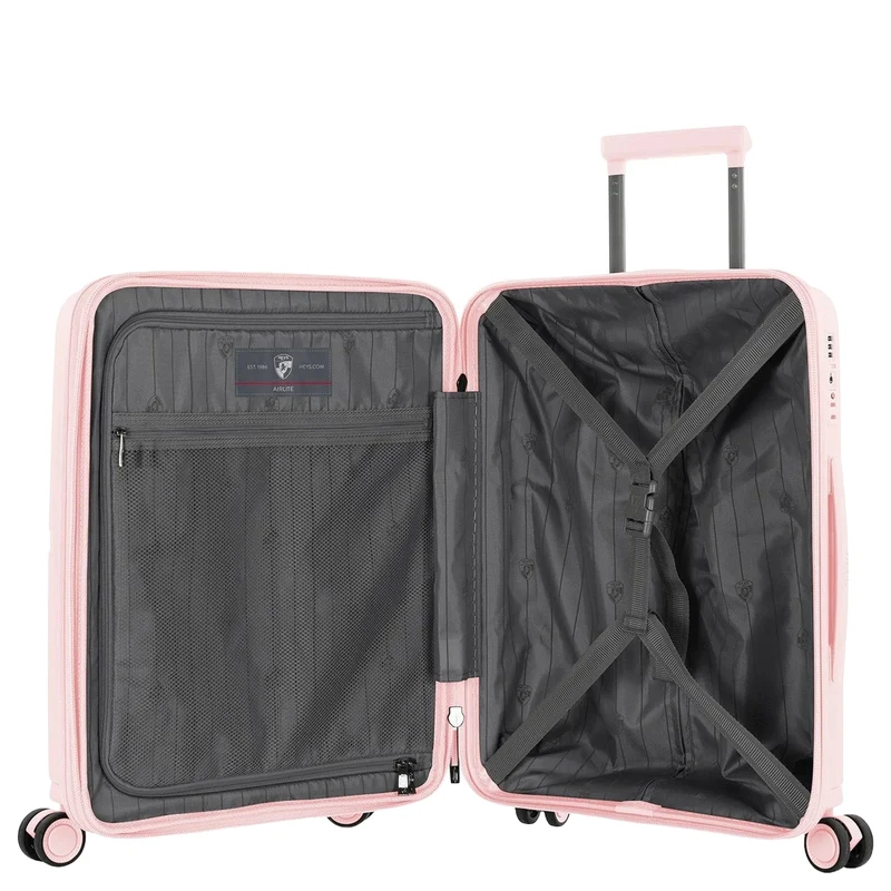 Heys AirLite - 4-Rollen-Kabinentrolley S 53 cm erw. (blush)
