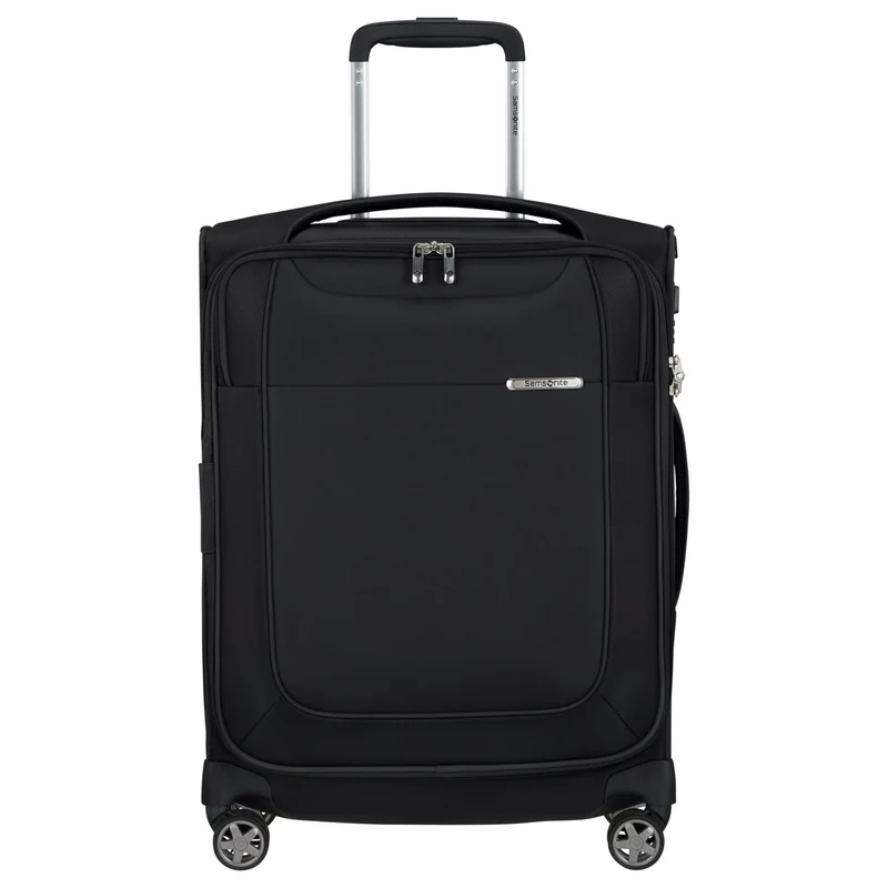 Samsonite Selection D'Lite - 4-Rollen-Kabinentrolley 55 cm erw. (black)