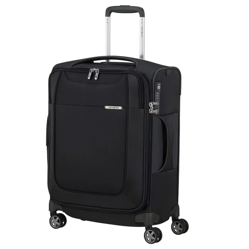 Samsonite Selection D'Lite - 4-Rollen-Kabinentrolley 55 cm erw. (black)
