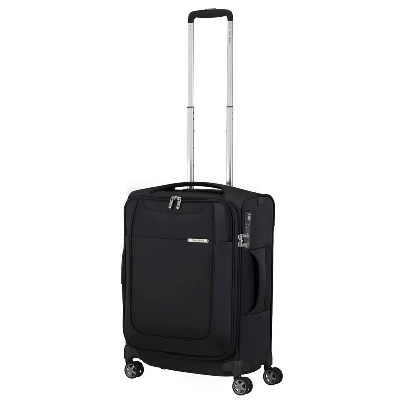 Samsonite Selection D'Lite - 4-Rollen-Kabinentrolley 55 cm erw. (black)