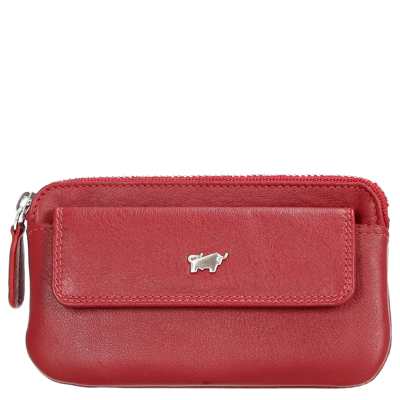 Braun Büffel Golf RFID - Schlüsseletui L 12.3 cm (rot)