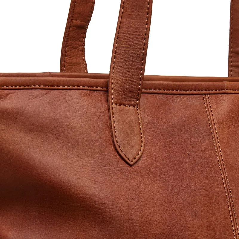 The Chesterfield Brand Monza - Shopper 14.1" 33 cm (cognac)