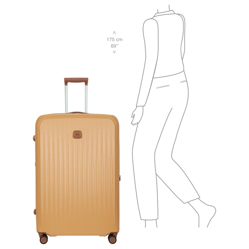Brics Taormina - 4-Rollen-Trolley XL 82 cm erw. (honig)