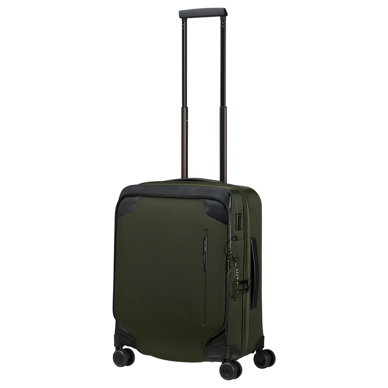 Samsonite - Splendix - 4-Rollen-Kabinentrolley S 55 cm erw. (grün/schwarz)