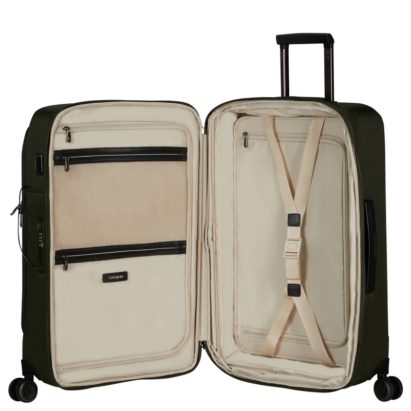 Samsonite - Splendix - 4-Rollen-Trolley M 67 cm erw. (grün/schwarz)