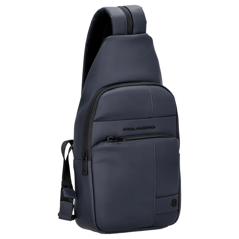 Piquadro Monosling Bag - Umhängetasche 38 cm (blue)