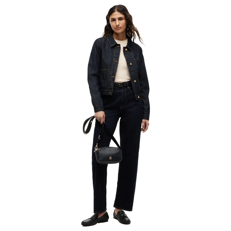 Tommy Hilfiger Logotape Camera Bag - Umhängetasche 18 cm (black)