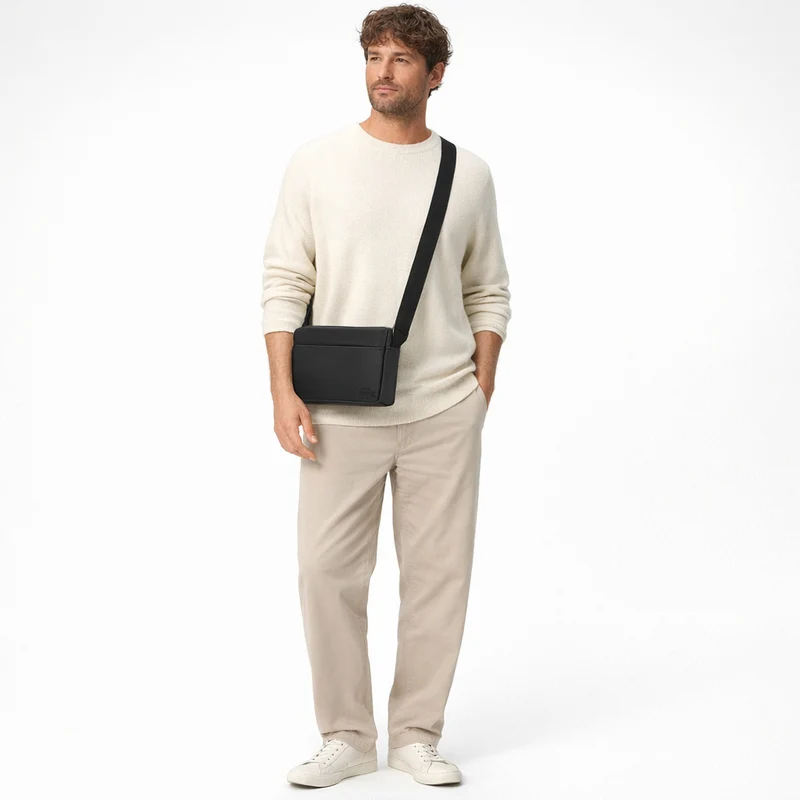 Lacoste Reporter Bag - Umhängetasche 25 cm (noir)
