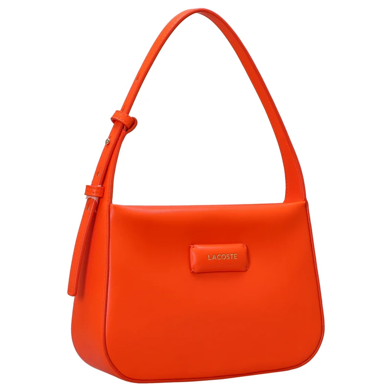 Lacoste Hobo Bag S - Schultertasche 23 cm (scarlet ibis)