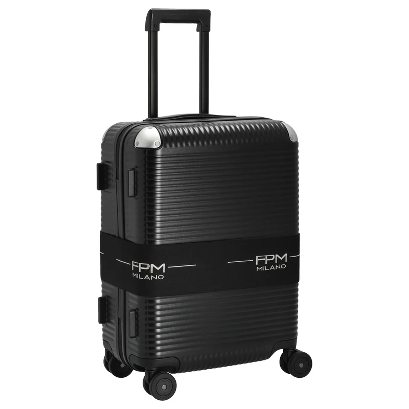 FPM Milano Bank Zip Deluxe Spinner 55 S - 4-Rollen-Kabinentrolley 55 S cm (eclipse black)