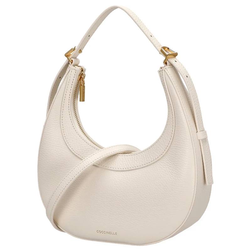 Coccinelle Whisper - Schultertasche 23.5 cm (pearl)