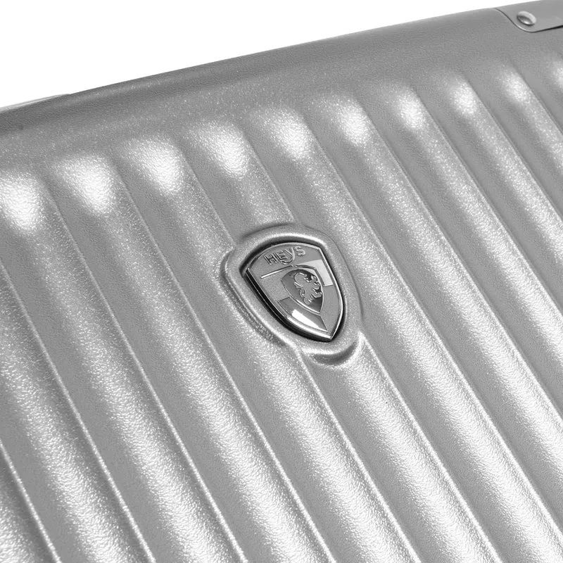 Heys Luxe - 4-Rollen-Trolley Set 3tlg. L/M/S erw. (silver)