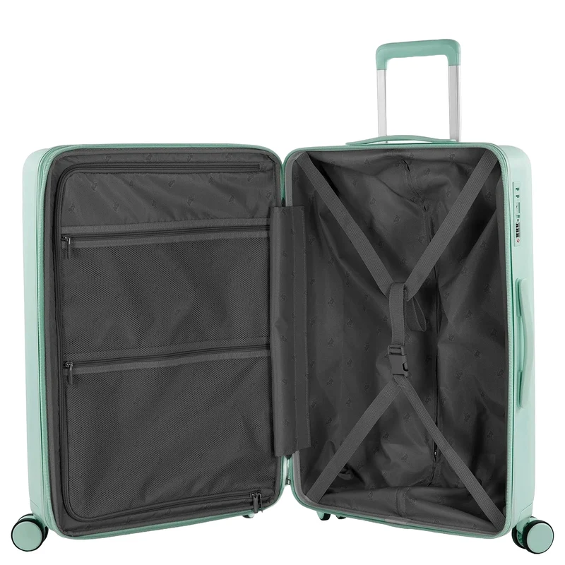 Heys Pastel - 4-Rollen-Trolley M 66 cm erw. (mint)